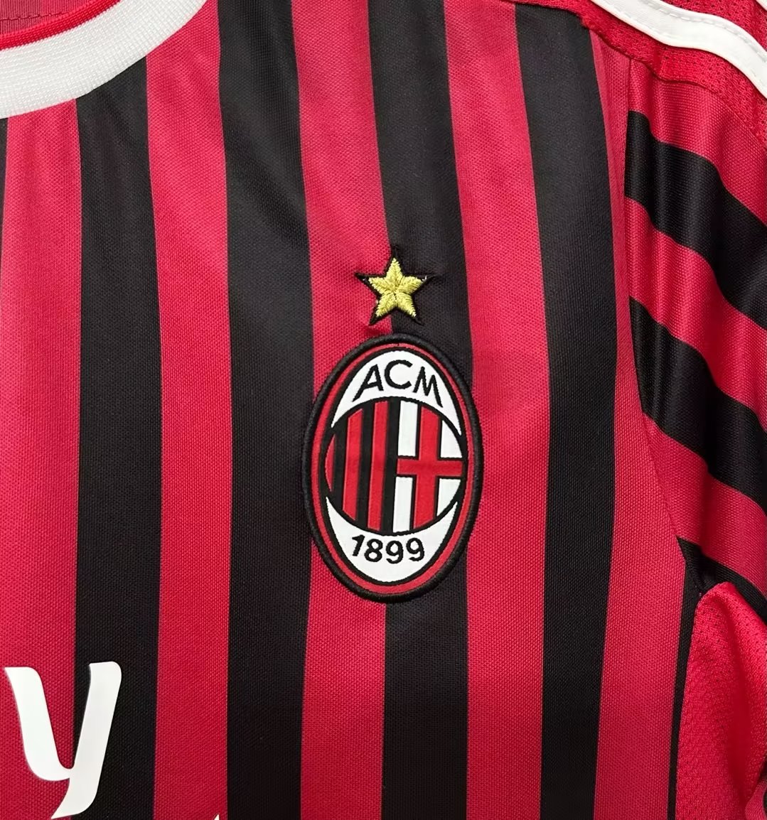 11-12 AC Milan Home Retro Jersey