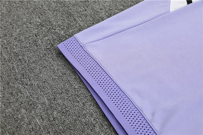 Madrid Purple high Collar Style Tracksuit