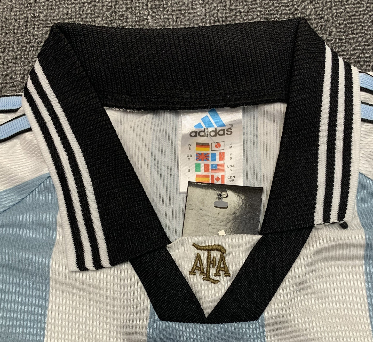 1998 Argentina Home Retro Jersey