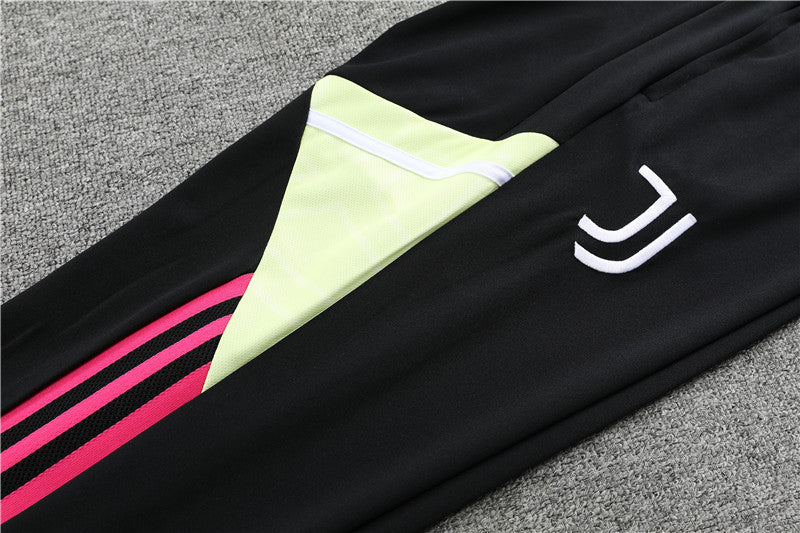 Juventus Rose Red High Collar Style Tracksuit
