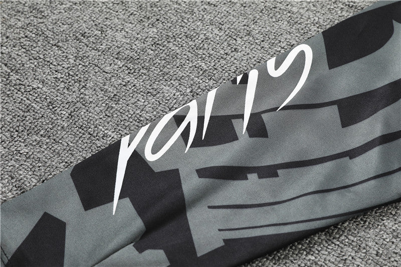 Jordan Paris Gray Black Tracksuit