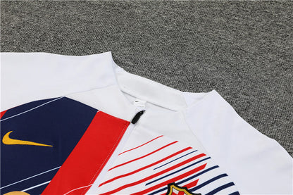 Barcelona White Camouflage Style Tracksuit