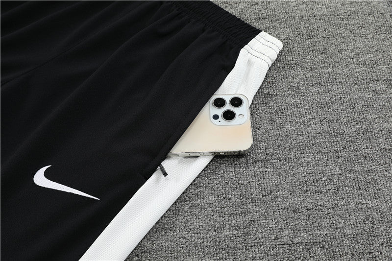 Paris Black Color Matching Tracksuit