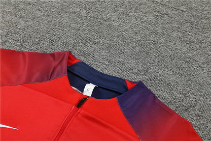 Paris Red And Blue Camouflage Tracksuit