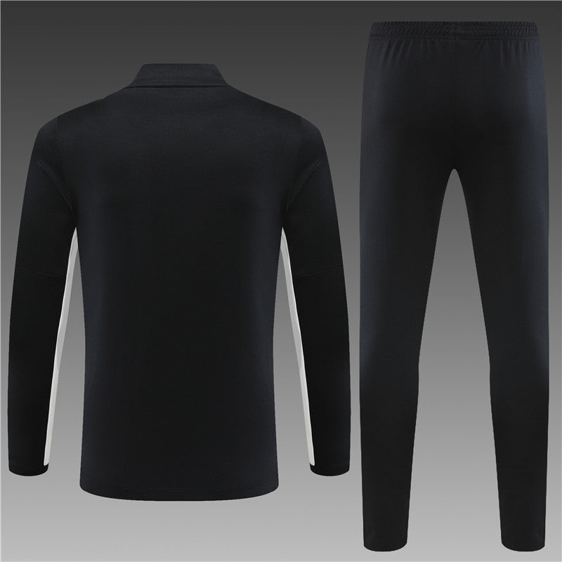 Paris Black Color Matching Tracksuit