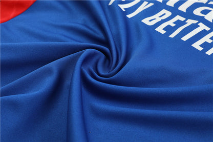Lyon Blue Color High Collar Style Tracksuit