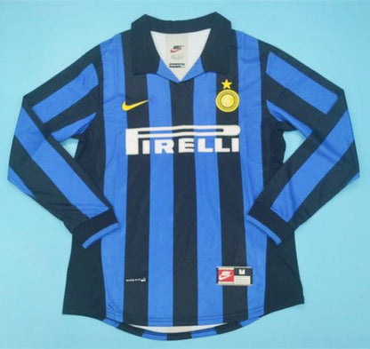 98/99 Inter Home Long Sleeve Retro Jersey