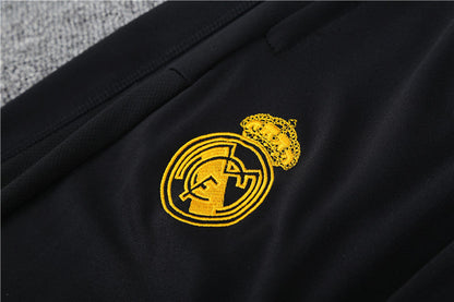 Real Madrid Dark Gray Tracksuit