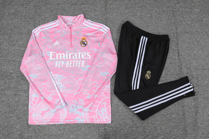 Real Madrid Pink Dragon Tracksuit