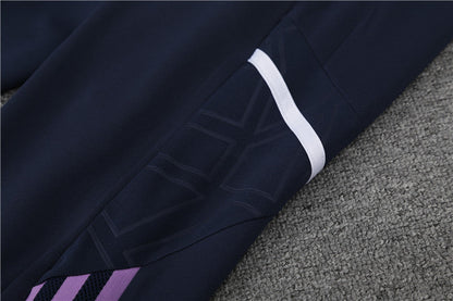 Real Madrid Purple With Royal Blue Tracksuit