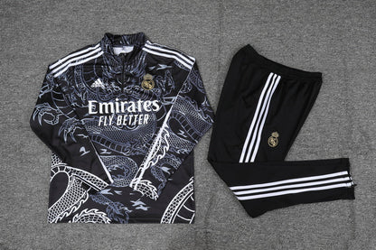 Real Madrid Black Dragon Tracksuit
