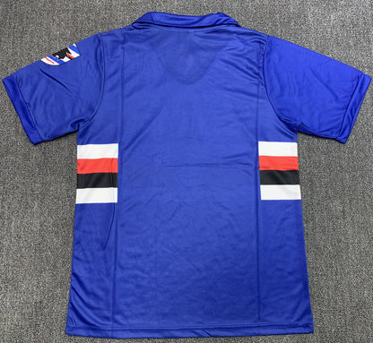 1990-91 Sampdoria Home Retro Jersey