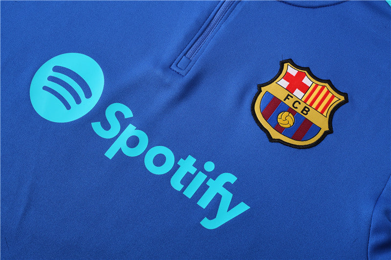 Barcelona Blue Color Color Version Tracksuit