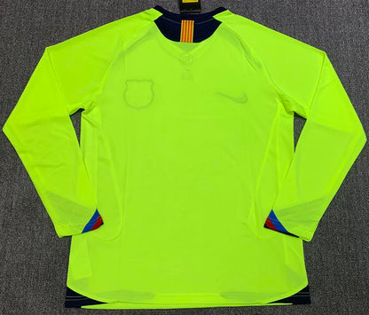2005-06 Barcelona Away Long Sleeve Retro Jersey
