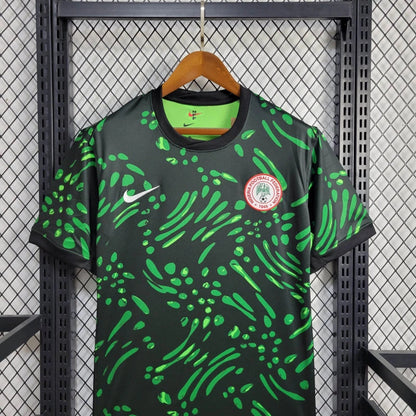 24-25 Nigeria Green Black Jersey