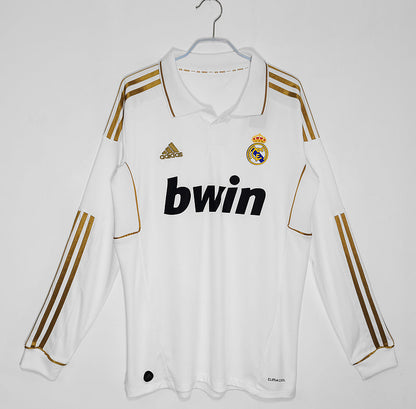11/12 Real Madrid Home Long Sleeve Retro Jersey