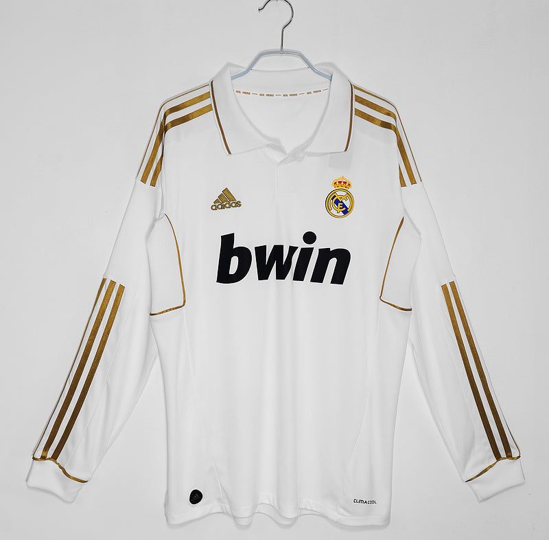 11/12 Real Madrid Home Long Sleeve Retro Jersey