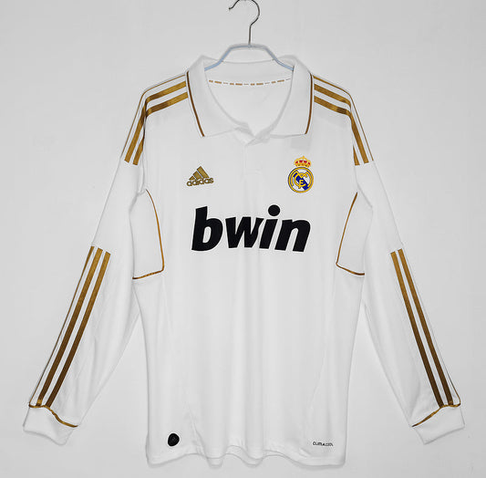 11/12 Real Madrid Home Long Sleeve Retro Jersey