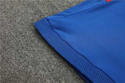 Lyon Blue Color High Collar Style Tracksuit