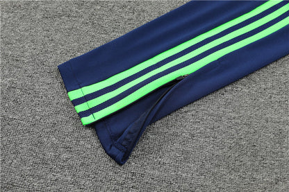 Juventus Green High Collar Style Tracksuit