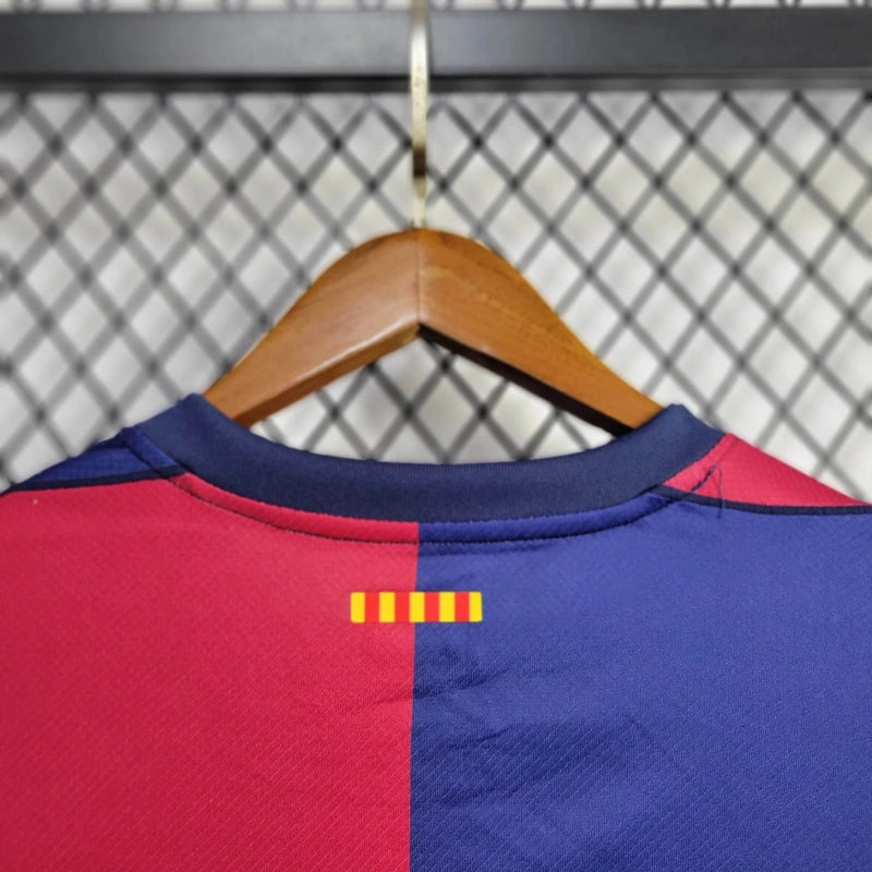 24-25 Barcelona Home Long Sleeve Jersey