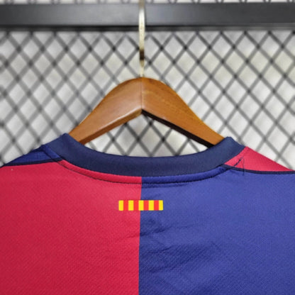 24-25 Barcelona Home Long Sleeve Jersey