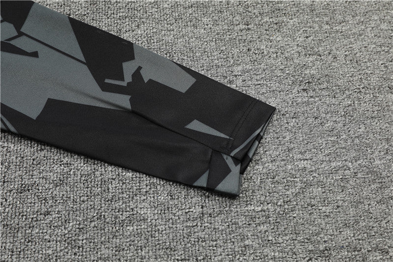 Jordan Paris Gray Black Tracksuit