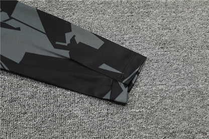 Jordan Paris Gray Black Tracksuit