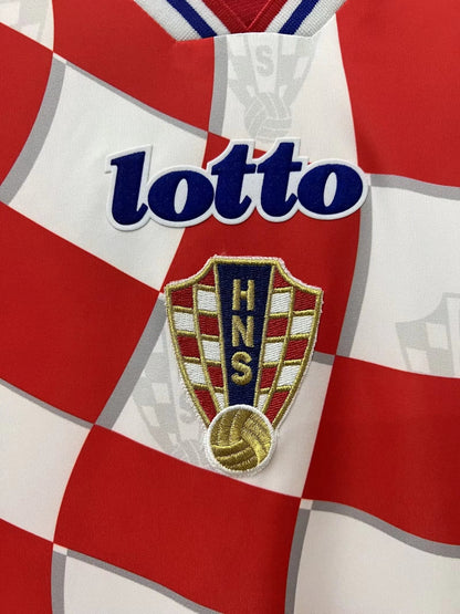 1998 Croatia Home World Cup Retro Jersey