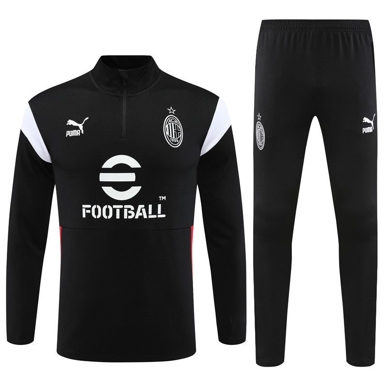 Ac Black Color Version Tracksuit