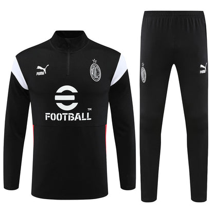 Ac Black Color Version Tracksuit