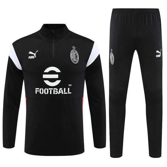 Ac Black Color Version Tracksuit