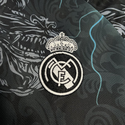 24-25 Real Madrid Black Dragon Jersey