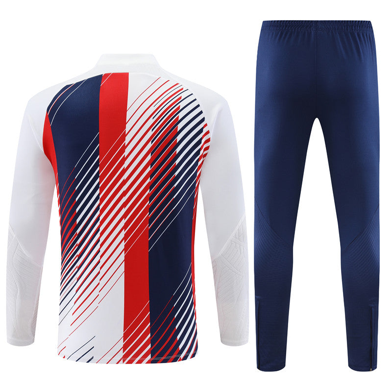 Barcelona White Camouflage Style Tracksuit