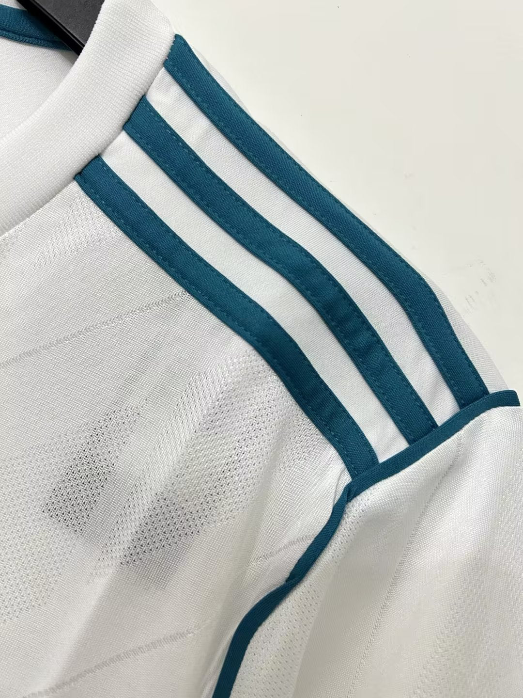 2017-18 Real Madrid Home Long Sleeves Retro Jersey
