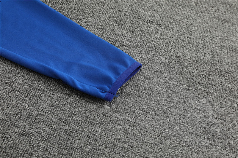 Lyon Blue Color High Collar Style Tracksuit