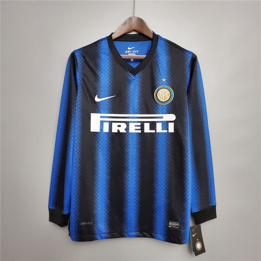 10/11 Inter Home Long Sleeve Retro Jersey