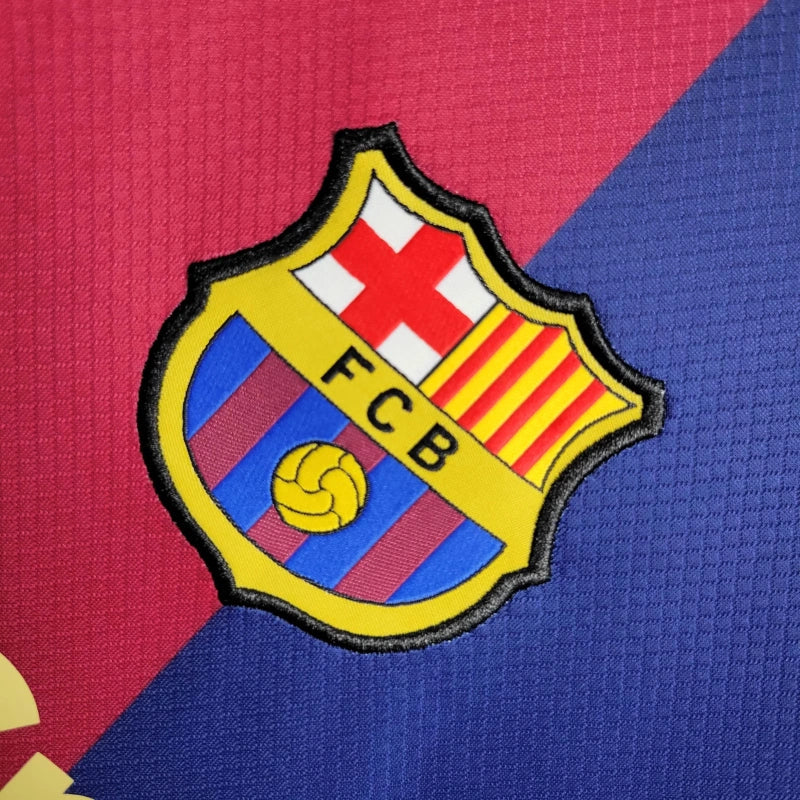 24-25 Barcelona Home Long Sleeve Jersey