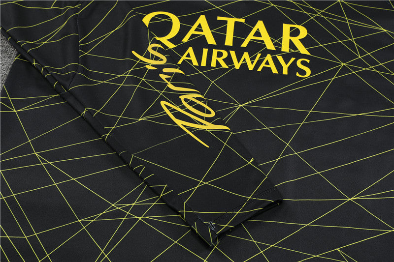 Jordan Paris Black And Yellow Tracksuit