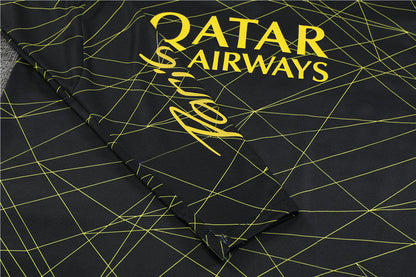 Jordan Paris Black And Yellow Tracksuit