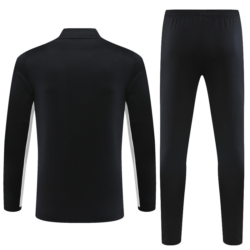 Paris Black Color Matching Tracksuit