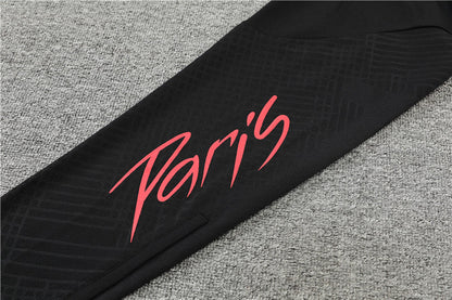 Jordan Paris Black With Colorful Tracksuit