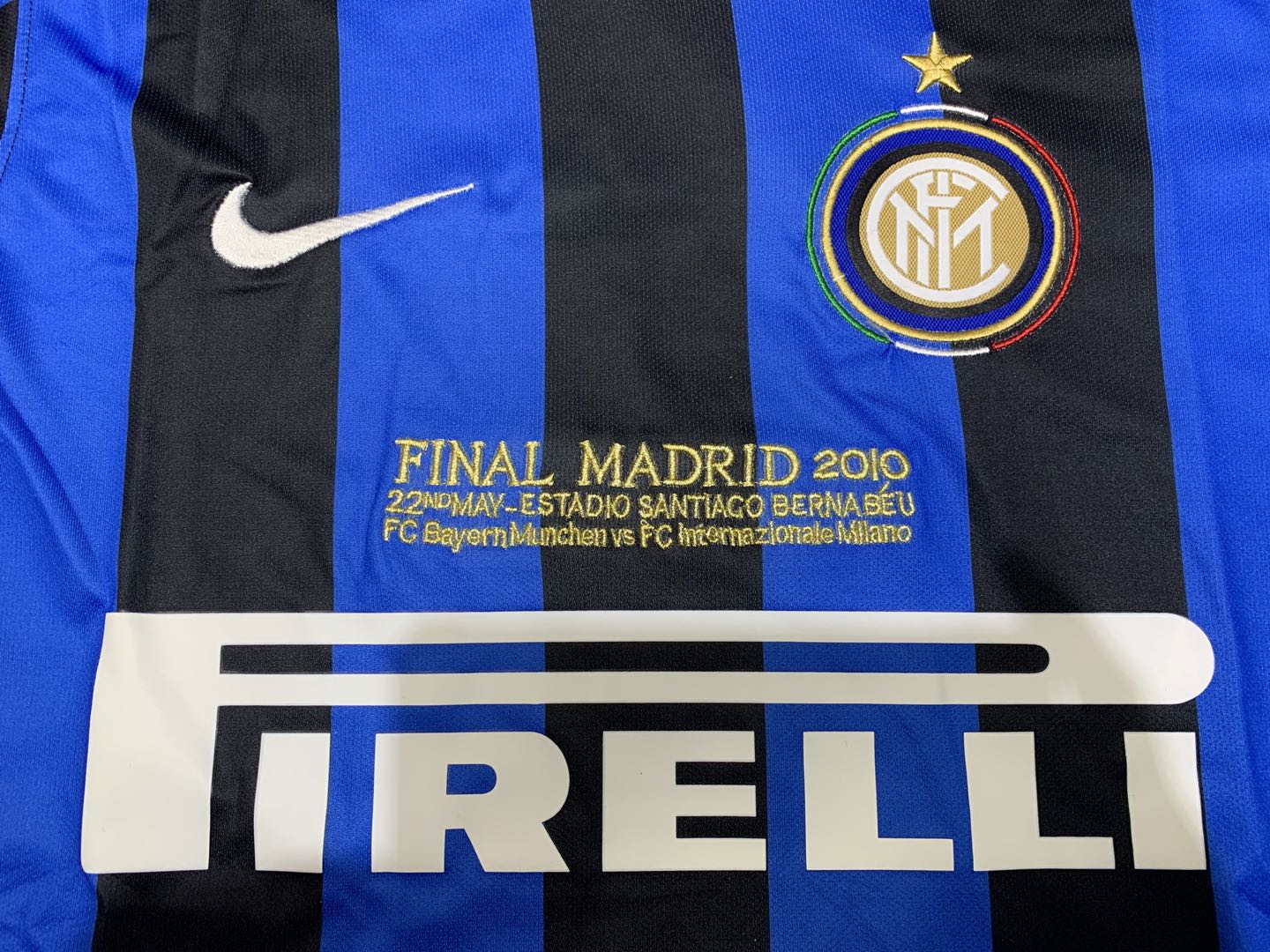 2010 Inter Milan Home Long Sleeves Retro Jersey