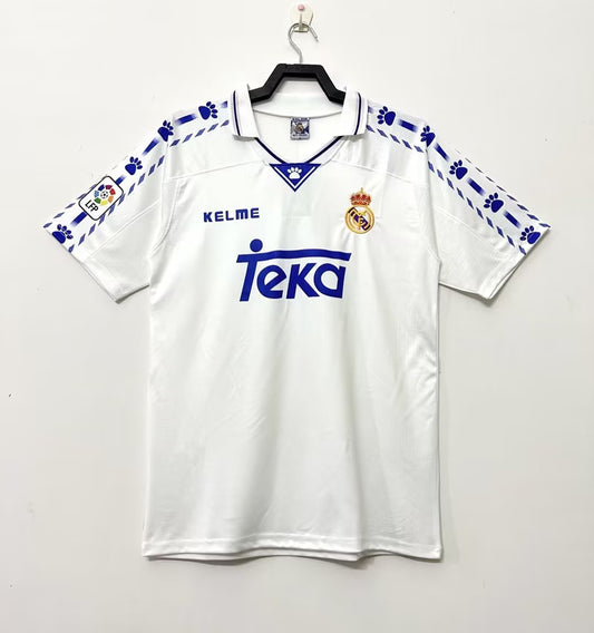 1996-97 Real Madrid Home Retro Jersey
