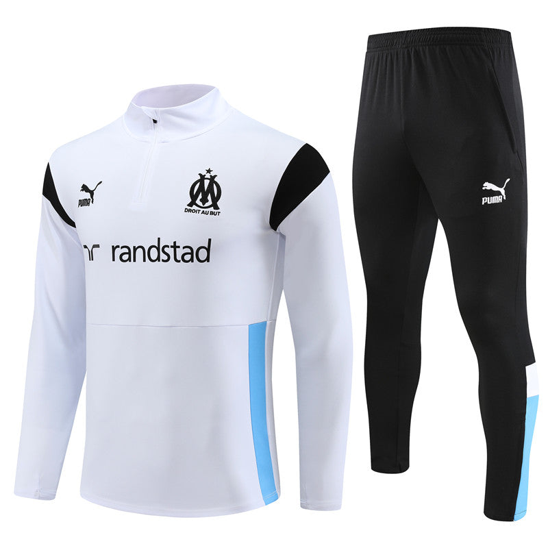 Marseille White Color Tracksuit