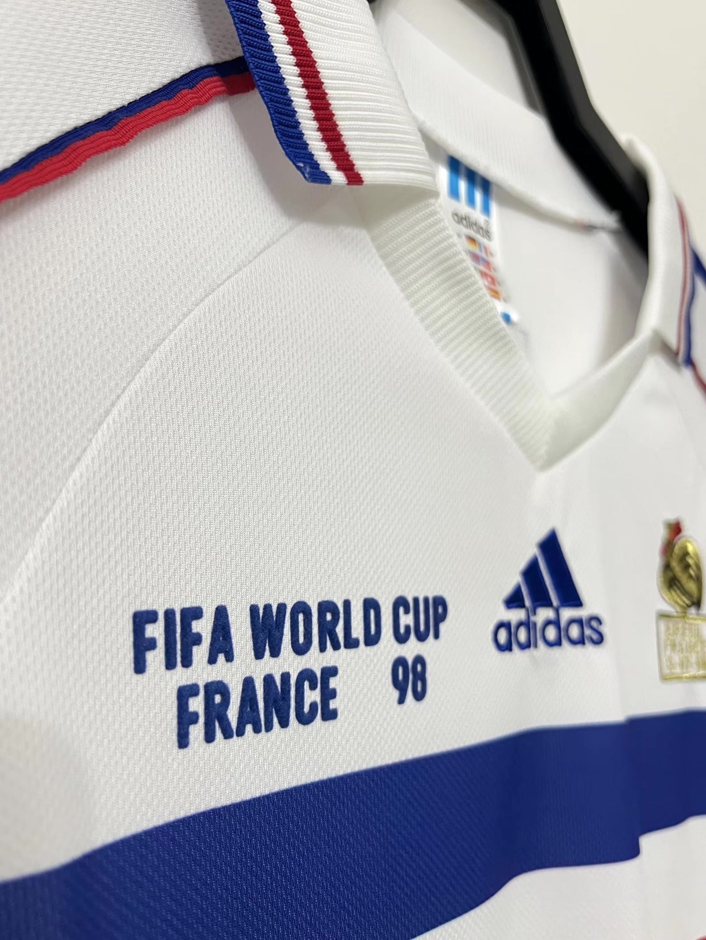 98 France Away Retro Jersey