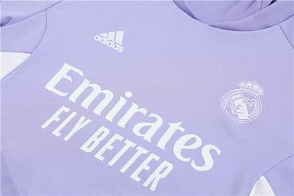 Madrid Purple high Collar Style Tracksuit