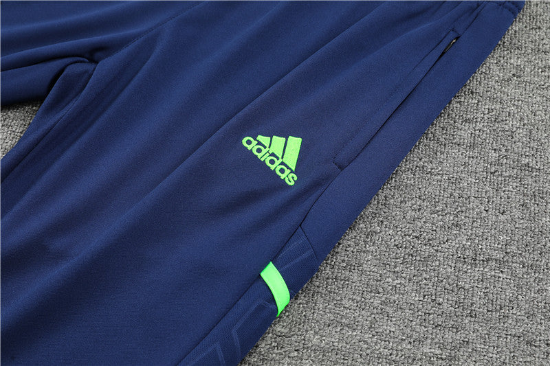 Juventus Green High Collar Style Tracksuit