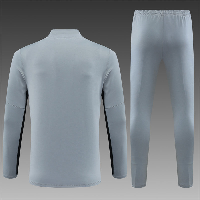 Jordan Paris Light Gray Color Style Tracksuit