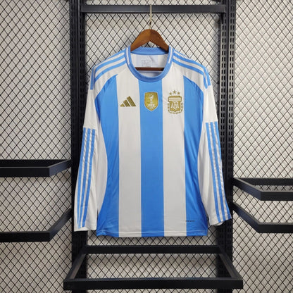 24-25 Argentina Long sleeve Home Jersey